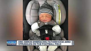 Eric Ebron embracing fatherhood amid on-field football struggles