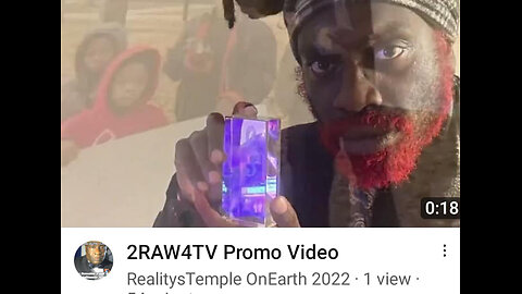 Reality's Temple On Earth Presents 2RAW4TV Promotional Video #KingNobleBlackSupremacy