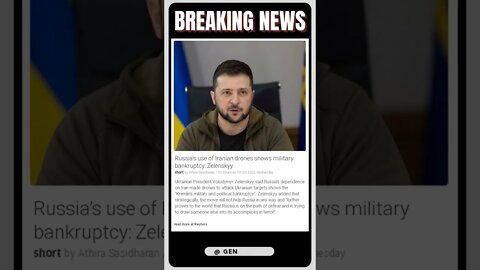 President Zelenskyy's Message to Russia: Your Military is Bankrupt | #shorts #news