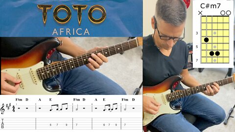 Toto Africa Guitar Chords and Tablature