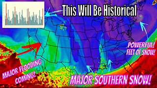 This Is Unbelievable, Multiple Storms & Potential Southern Snowstorm! - The WeatherMan Plus