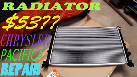 2005 Chrysler Pacifica radiator replacement - Random Garage