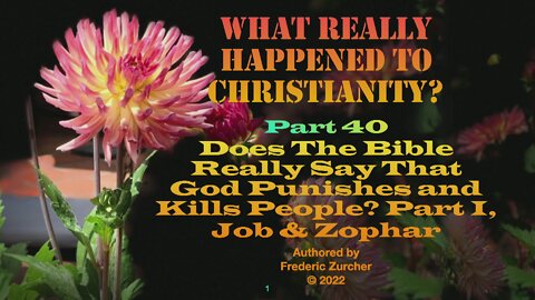 Fred Zurcher on What Really Happened to Christianity pt40