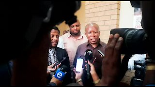 SOUTH AFRICA - Johannesburg - Malema and Ndlozi in court for assault (Video) (cPe)