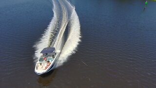 Blasian Boat Date, Part 3, Video Clip Of Chaparral 210 SunCoast Using Skydio 2+ Drone!