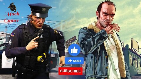 GTA 5 TREVOR POLICE 5 STAR Gameplay