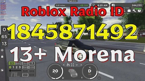 Morena Roblox Radio Codes/IDs