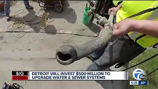Detroit's water, sewer system to get $500M upgrade
