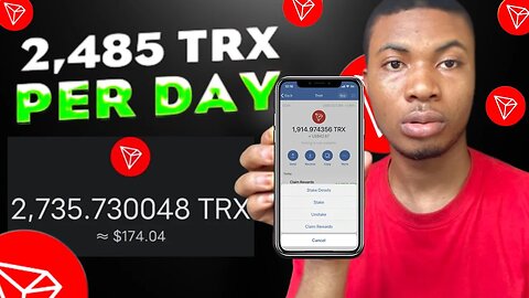 Use This Only If You're BROKE - Claim FREE 2,485 Tron TRX + 🎁 PROOF| Crypto News Today