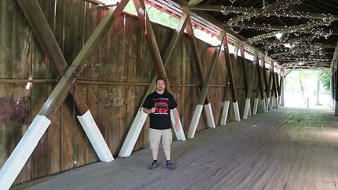 Vermont Covered Bridge in Kokomo, IN, Part 1 - Exploring Cool Places #shorts