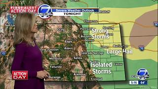 Severe storms tonight, then the heat returns