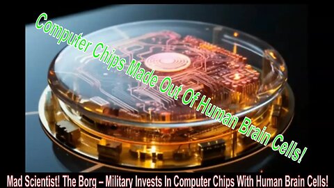 Mad Scientist! The Borg – Military Invests In Computer Chips With Human Brain Cells!