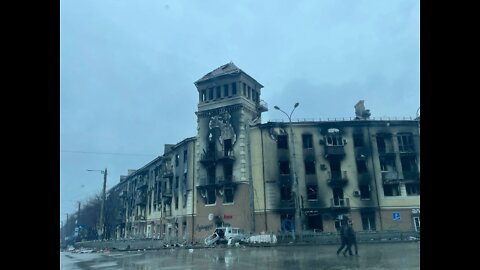 Mariupol, the first day after the war.