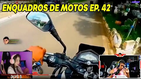 JULIETA REAGINDO HUDSON AMORIM REAGINDO ENQUADROS DE MOTOS EP. 42 | SemZero