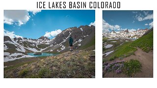 Solo Backpacking The Ice Lakes And Island Lake Trail, Silverton Colorado