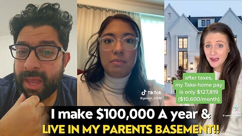 Making 6 Figures Salary And Still Living Paycheck To Paycheck |TikTok Rants On Financial Illiteracy