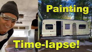 90's Trailer makeover TIME-LAPSE