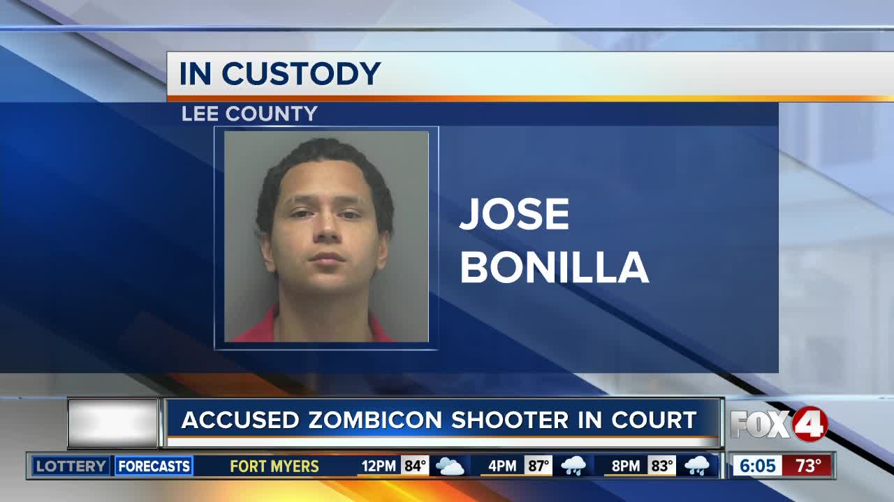 Accused Zombicon shooter scheduled to be in court Monday