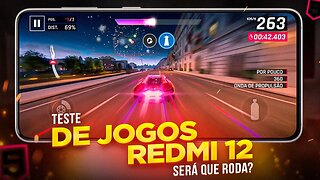 REDMI 12 - Teste de JOGOS! Asphalt 9, será que roda liso?