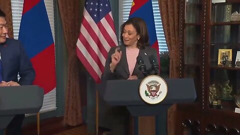 Kamala Harris Tells Mongolian PM She, Biden Have "Each Been...To The Indo-Pacific Three Times Each!"