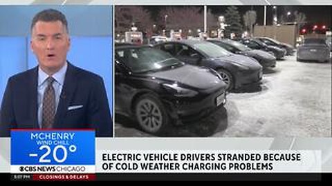 Chicago EV driver Cheborneck stranded because of cold weather charging problems