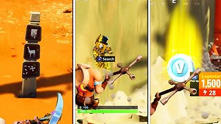 Solving the SECRET Treasure Maps added to Fortnite.. (GOLDEN LOOT LLAMA SEASON 5)