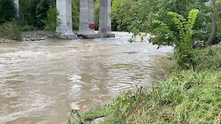 Humber River Toronto water surge