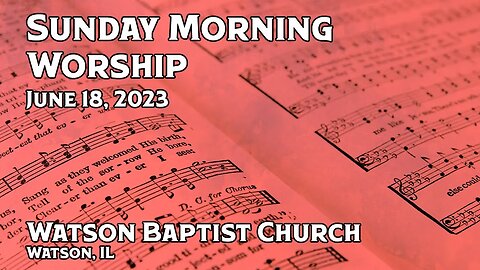 2023 06 18 Worship Service