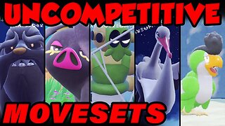 UNCOMPETITIVE POKEMON MOVESETS! Spidops / Mabosstiff / Squakabilly / Bombirdier / Oinkologne