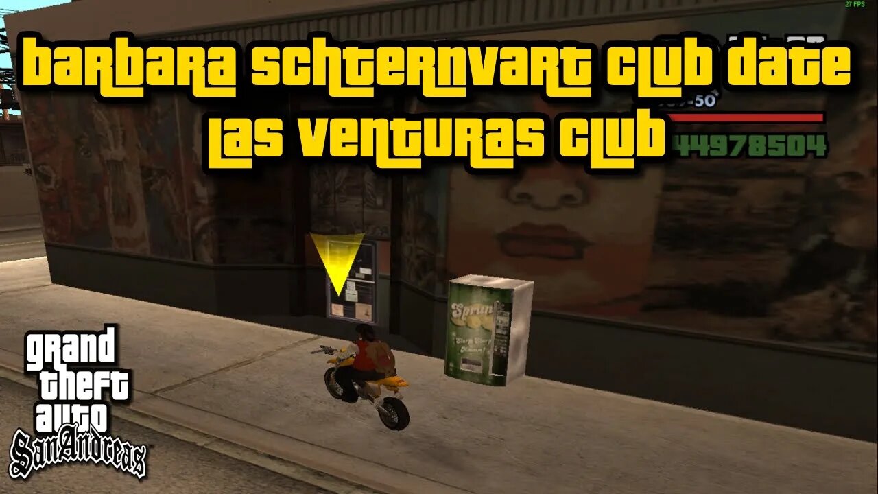 Grand Theft Auto San Andreas - Barbara Schternvart Club Date (