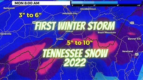 Winter Storm of January 2022 in Rogersville Tennessee