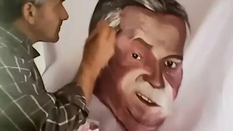 Pintando a W. Beltrán (Folclorista uruguayo)