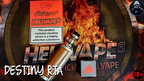 HELLVAPE DESTINY RTA - RETRO REVIEW 🔞 #hellvape #destinyrta #alexvapersmd #rta #vape