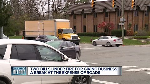 Would bills subsidize businesses with your tax dollars meant for the roads?