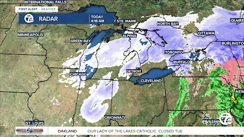 Metro Detroit Forecast: Winter Storm Warning until Noon, more than 7 inches of snow already fell