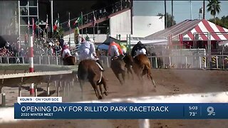 Rillito Park Racetrack opens for 2020 Winter Meet