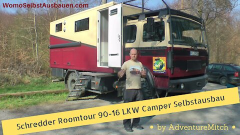 Schredder Roomtour Außen 90-16 Wohnmobil Camper Van Selbstausbau