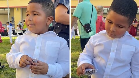 Mom Catches Son As He Goes For His 5th Dessert