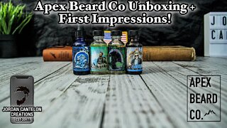 WHY HAVE I NEVER TRIED APEX BEARD CO??!! Apex Beard Co Unboxing and First Impressions!!
