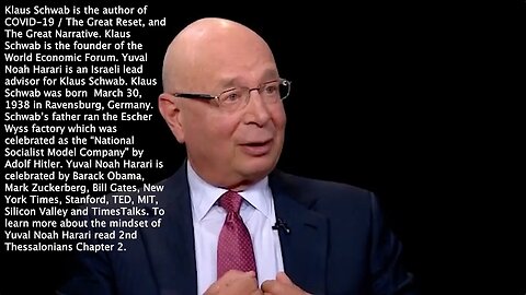 Klaus Schwab | "The Difference Of This Fourth Industrial Revolution Is It Doesn't Change What You Are Doing It Changes You If You Take the Genetic-Editing...It's Augmenting Ourselves" - Klaus Schwab