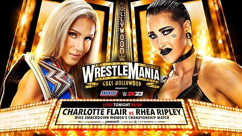 WWE 2K24 Rhea ripley vs charlotte flair