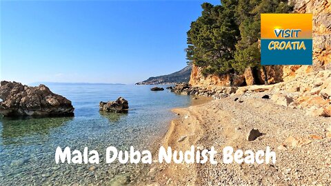 Mala Duba Nudist Beach, Zivogosce In Croatia