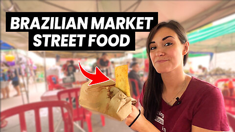 Surprise at BRAZILIAN STREET FOOD and FARMERS MARKET | Rural Travel in Brazil