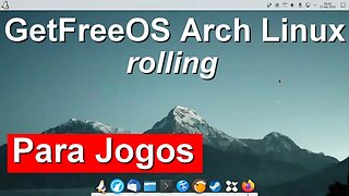 GetFreeOS Arch Linux rolling para melhor experiência em jogos