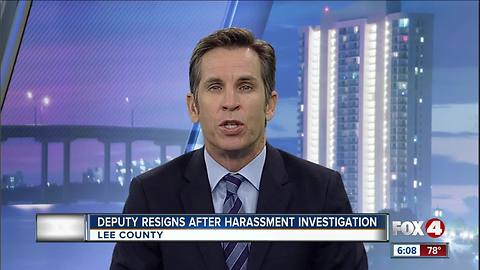Deputy Resigns After Harrasment Investigation