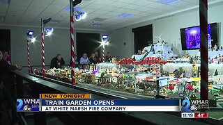 Holiday train garden opens at White Marsh Fire Company