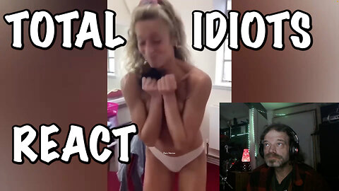 Reacting to Total Idiots, people diving inside.