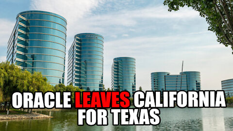 Oracle LEAVES California for Texas