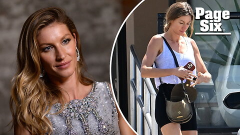 Gisele Bündchen looks absolutely jacked as she leaves gym in Miami