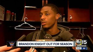 Brandon Knight out of the Suns after injury